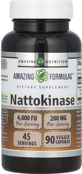 어메이징뉴트리션 나토키나아제 100mg 베지캡슐 90정, 6개 - 쿠팡