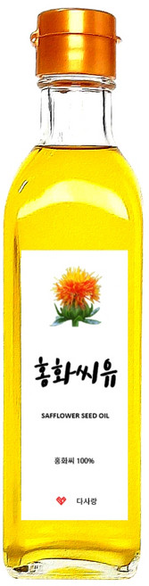 홍화씨유 300ml 국내생산 오늘 짜서 신선한 오일 다사랑, 1개