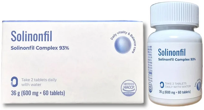 솔리논필 Solinonfil 복합물93% 60정 1박스 블랙마카 야관문 - 쿠팡