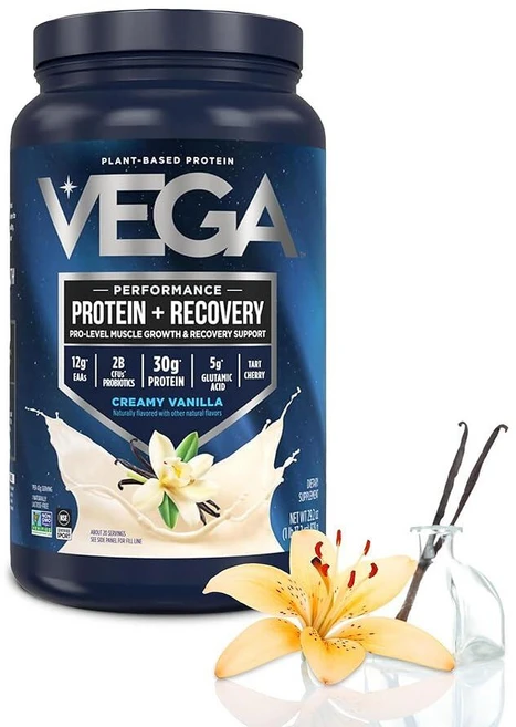 Vega 프리미엄 스포츠 단백질 바닐라 파우더 비건 비 GMO 글루텐 프리 식물성 파우더 드링크 믹스 스포츠용 NSF 인증 29.2온스 포장은 다를 수 있음 2592, 1.83 Pound (Pack of 1) - 쿠팡