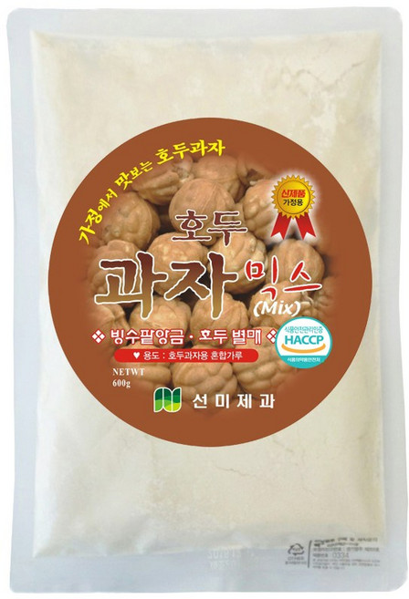 [선미c&c] 호도과자믹스 600g, 1개