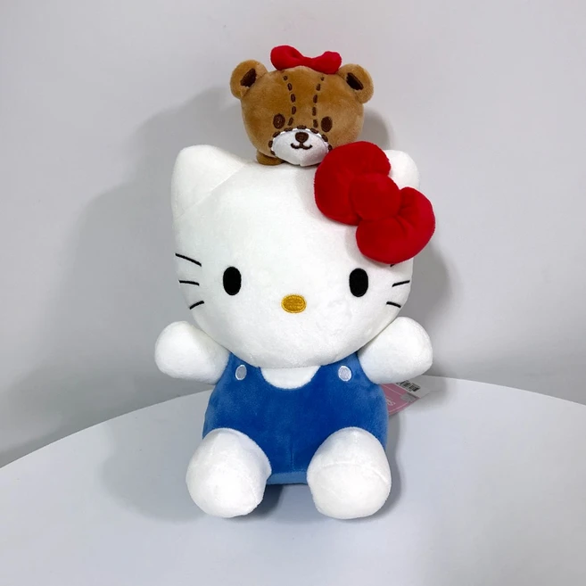 정품 산리오 인형 커플 선물 애착인형 (쇼핑백제공), 헬로키티, 1개, 25cm - 쿠팡