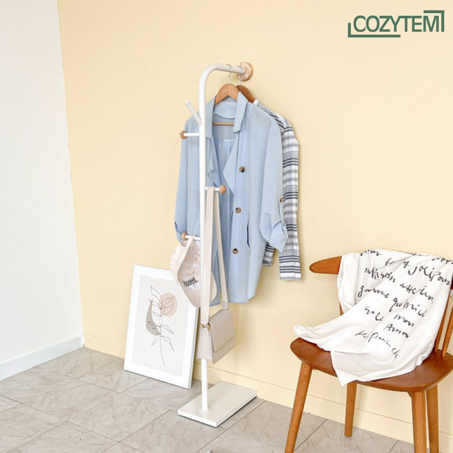 코지템 ㄱ자 틈새 스탠드 행거 스탠드 옷걸이행거, 1개, 단품