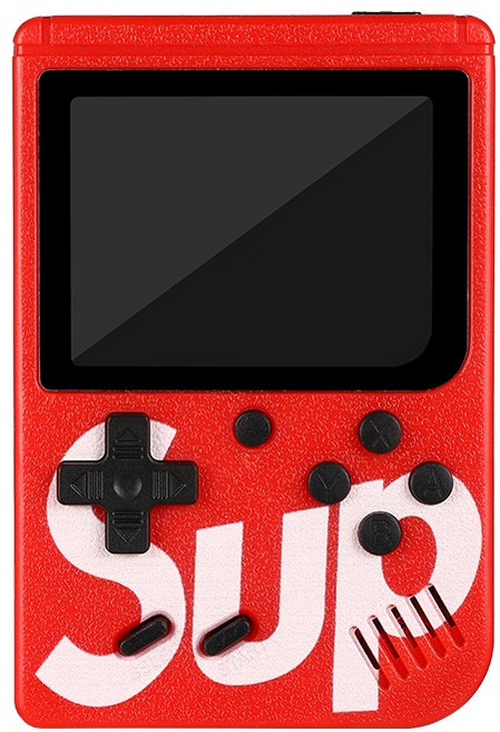 SUP 掌上遊戲機 內建400款經典遊戲 懷舊掌機, 3105紅