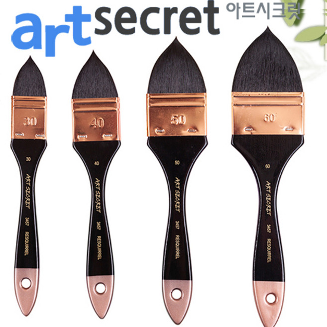 새한 아트시크릿 3457 청설모 산양모 혼모 배경붓, 40