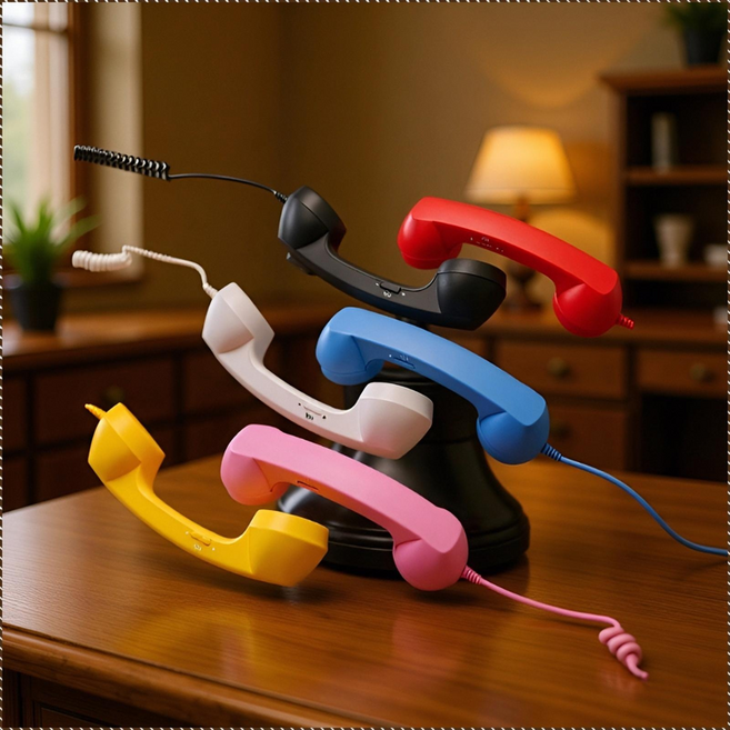 타입C 직결 틱톡 이어폰 통화용 핸드폰 청취기 노이즈 캔슬링 마이크 & 고성능 스피커 원격회의용, 핑크 (Type-C 바로가기)