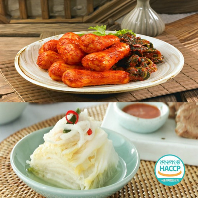청량산봉화김치 총각김치5kg+백김치5kg, 1개, 5kg