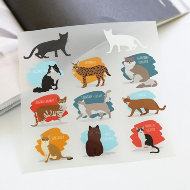 자투리 3D전사지 03캣친구들 216번, 1개