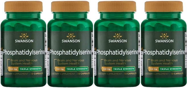 스완슨 포스파티딜세린 300mg, 4팩, 30정