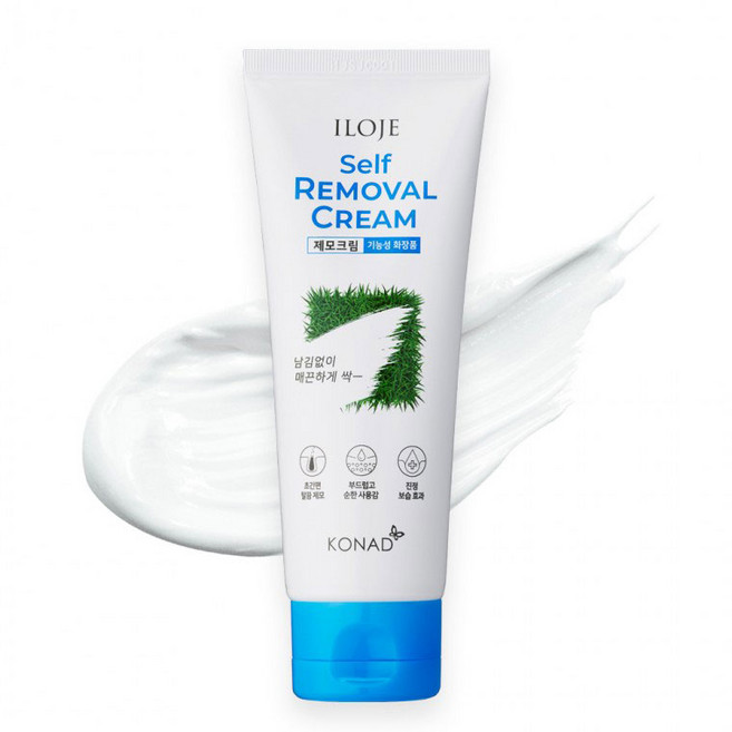 아이로제 셀프 제모크림100ml /제모제/10분 셀프 왁싱크림/겨드랑이 팔 다리, 1, 팔/다리용