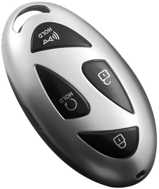 HAKO 메탈릭 키케이스 본품, H-09, 실버