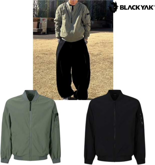 국내매장판 블랙야크 블루종 남성용 캐주얼 일상 데일리 항공 점퍼