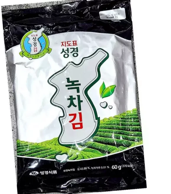 성경 전장김 녹차 20입 재래김, 60g, 1개