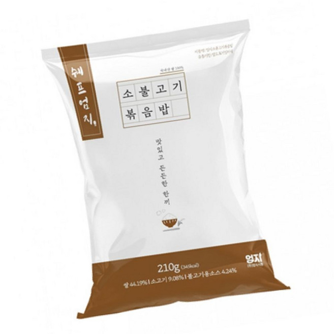 VDF 엄지 볶음밥 소불고기 300g 냉동볶음밥 즉석식품 간편식