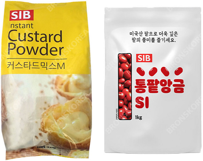 선인 커스타드믹스엠 1kg + 통팥앙금 1kg 붕어빵 슈크림, 2개