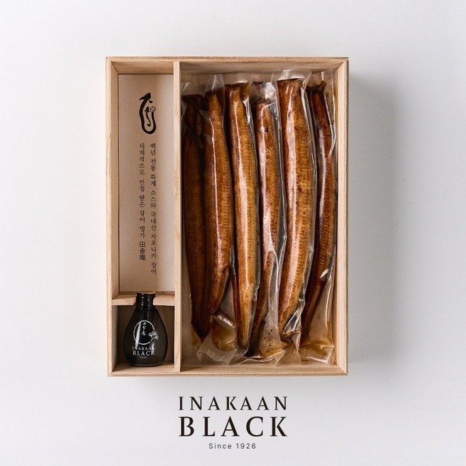 [공식] 이나카안 100% 국산 자포니카 활장어 양념구이 4~5미 750g+ 양념소스 100ml, 1박스, 750g