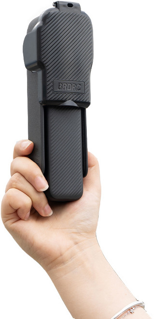 BRDRC DJI Pocket 3 보호 케이스 / 플립 오픈 디자인 / 내장 필터 수납 / 방진 생활방수 / 손목 스트랩 포함, 1개, Pocket 3 짐벌 보호 커버 블랙