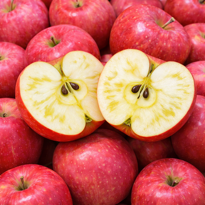 [50%할인특가] 문경 통으로먹는 꿀넣은 햇 사과 부사 5KG 대과, 1박스