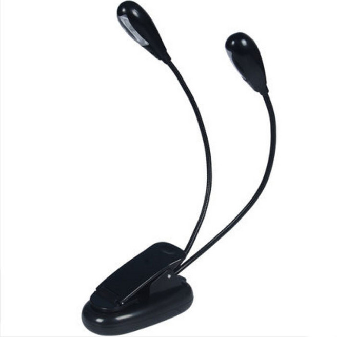 와이든 LED 악보 클립 램프 20W1241, 블랙