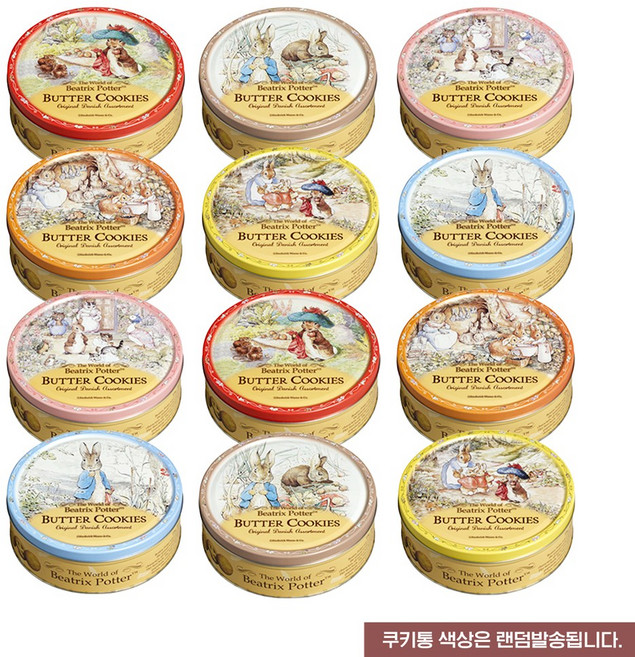 켈슨 덴마크 피터래빗 데니쉬 버터쿠키 12개(454gx12개) 유치원.학교 교회 기업 관공서 간식 선물, 454g, 12개