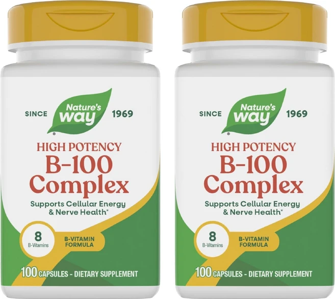 네이쳐스웨이 B-100 컴플렉스 캡슐, 2개, 100정 - 쿠팡