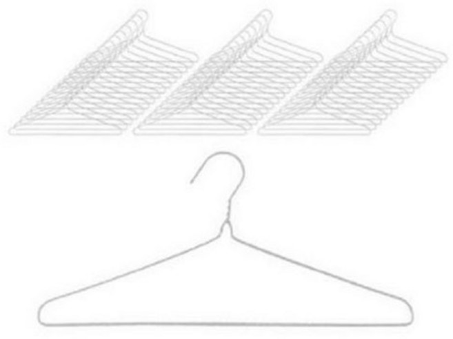 도도 세탁소옷걸이, 화이트, 100개