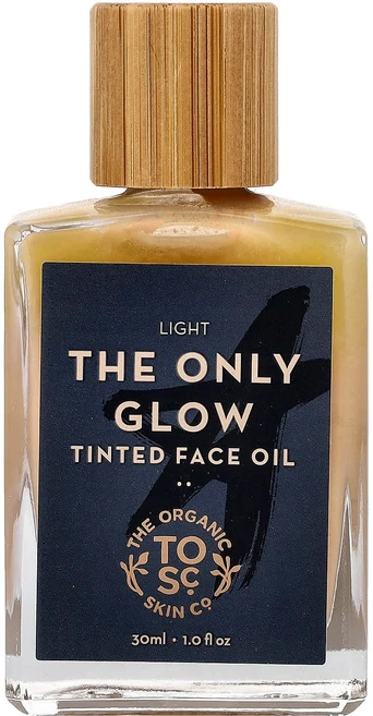 오가닉 스킨 컴퍼니 더 온리 글로우 틴티드 페이스 오일 모든 피부 타입용 가벼운 제형 30ml (1 fl oz) TOC-57172 - 쿠팡