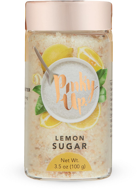 핑키 업 레몬 슈가 설탕 & 꿀 99.2g (1개 팩) Pinky Up Lemon Sugar 3.5oz Yellow Flavored Sugar Sugar Rimmer fo, 1개