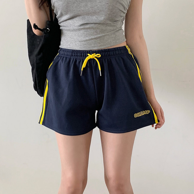 시온 여성 두줄 트레이닝 숏팬츠