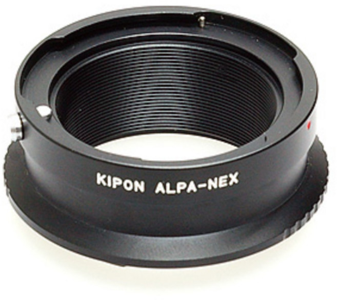 호루스벤누 렌즈변환어댑터 KIPON K8024 (소니NEX바디-ALPA렌즈)