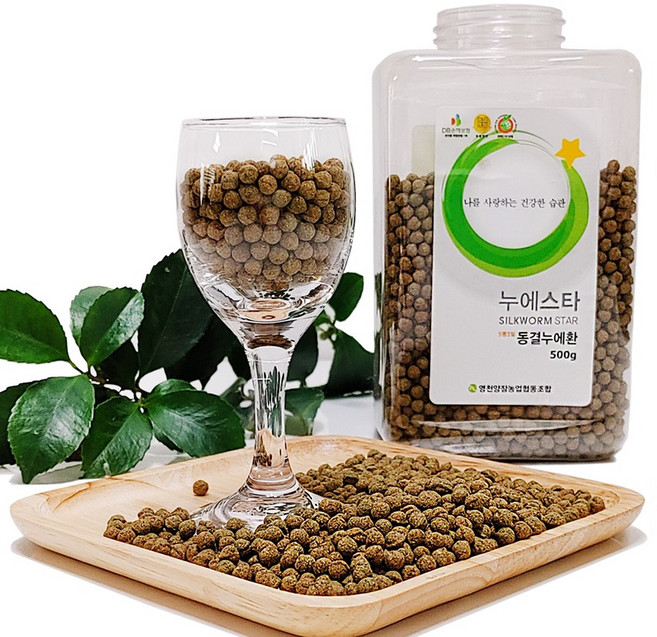 국산 동결건조 누에환 500g, 1개