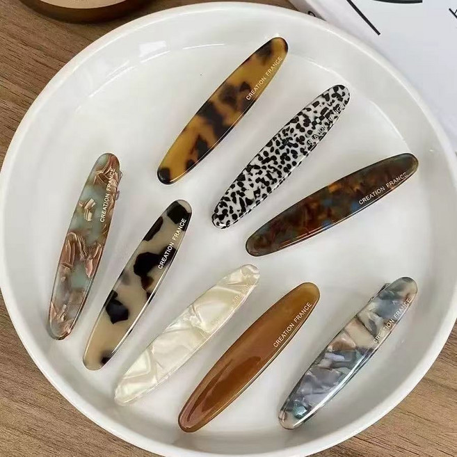 블링모어 일자핀 앞머리핀 똑딱핀 일자 헤어핀 8P 세트