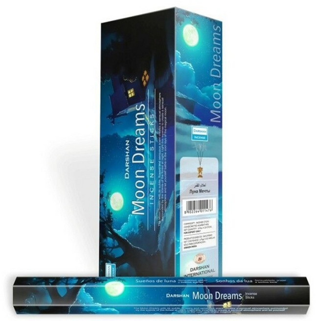 다르샨 인센스스틱 6팩 세트 120개입, 문드림