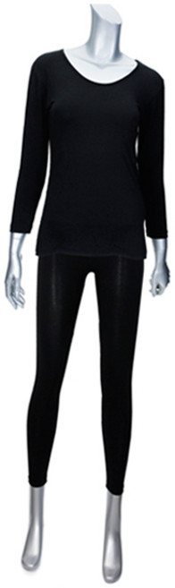 에즈라 2종세트 9부 여성내의 마이크로모달 스판 천연소재 국내산 극강의 부드러운 경량 내의 HLG2203