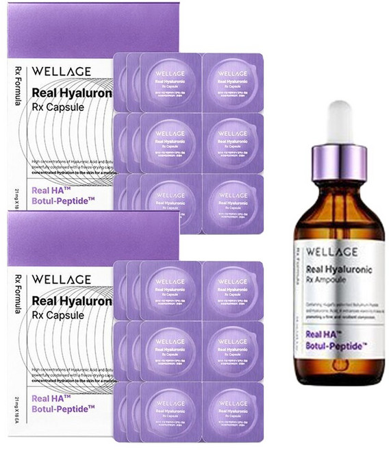 웰라쥬 히알루로닉 알엑스 동결건조 캡슐 시즌4 36회분+앰플 55ml, 1개