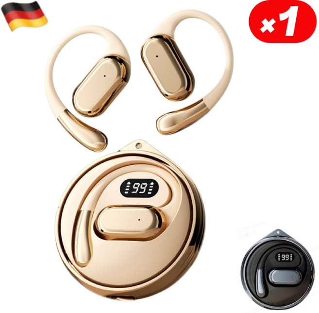 특가! [144가지 언어 통역] 스마트 클립형 블루투스 통역 이어폰 귀찌 클립형 무선 블루투스 이어폰 쿠팡단독세트, D88, 베이지, 2개