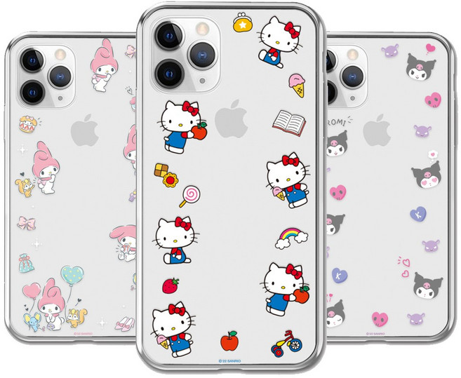 산리오 헬로키티 시즌1 클리어 젤리 케이스 갤럭시A17