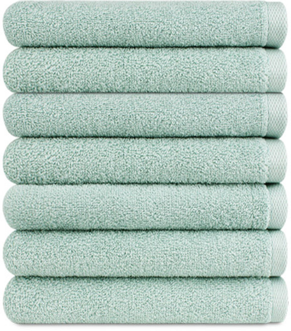 송월타월 라이트무지40 30수 130g, 민트, 7개