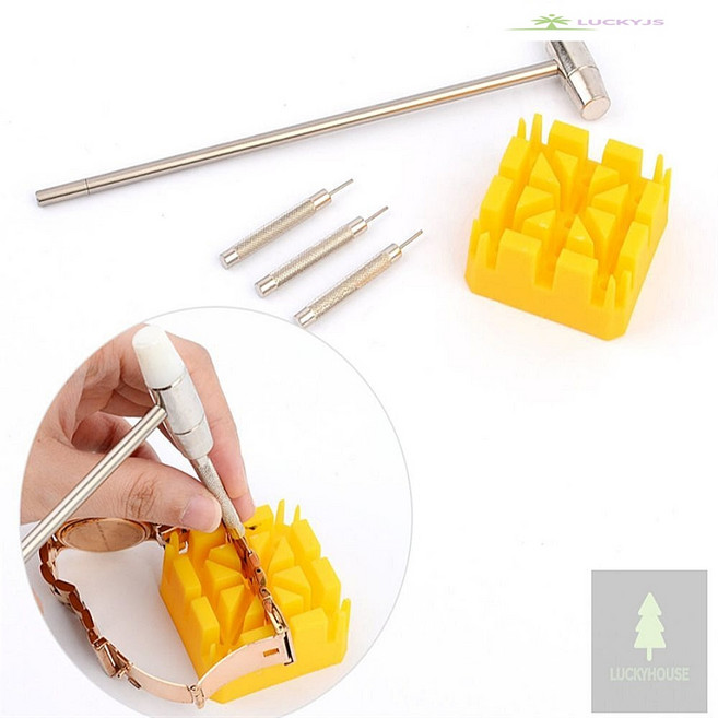 행운군 시계줄 사이즈조절기 망치형 시계수리공구