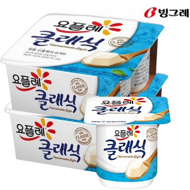 빙그레 요플레 클래식 요거트 85g (8입)