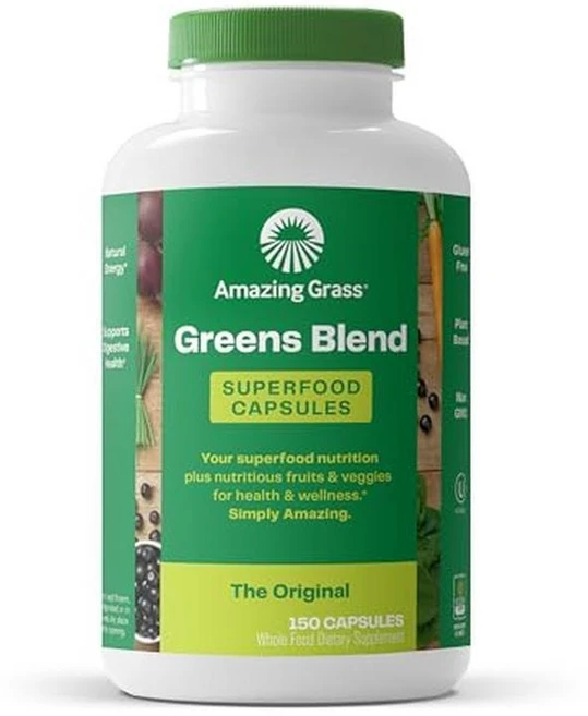 어메이징그라스 그린 블렌드 슈퍼푸드 캡슐 150정, 1개 - 쿠팡