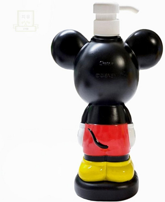 스토어-소유 캐릭터물비누디스펜서 스케이터 미키마우스 입체 디스펜서 480ml, 1