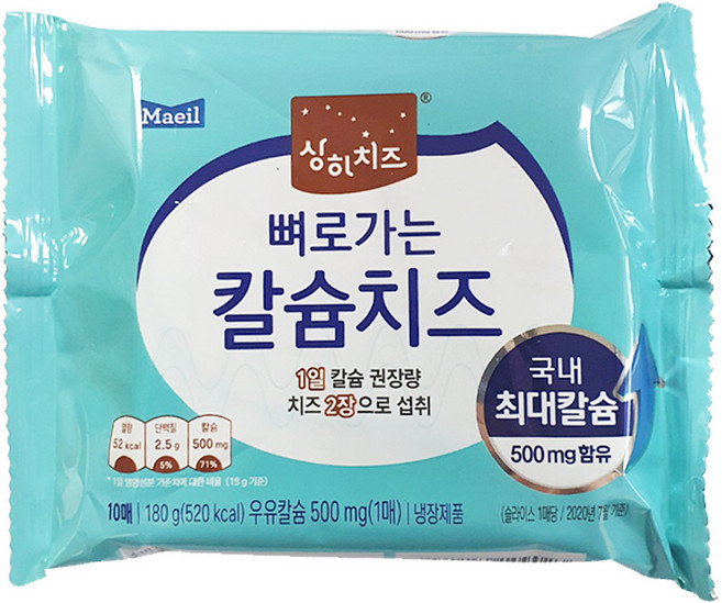 매일 상하치즈 뼈로가는칼슘치즈 18g 100매, 100개