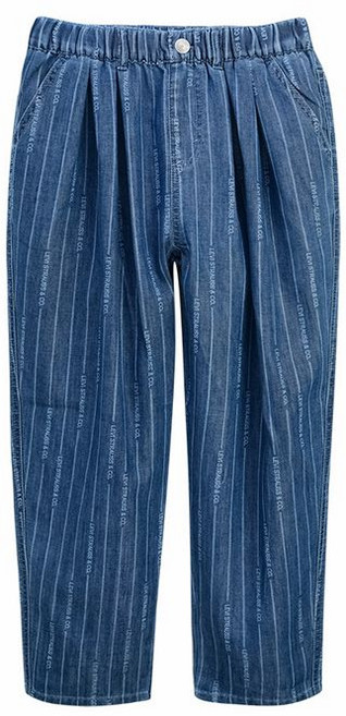 리바이스 키즈 스트라이프 풀온데님 V222PT376P 주니어