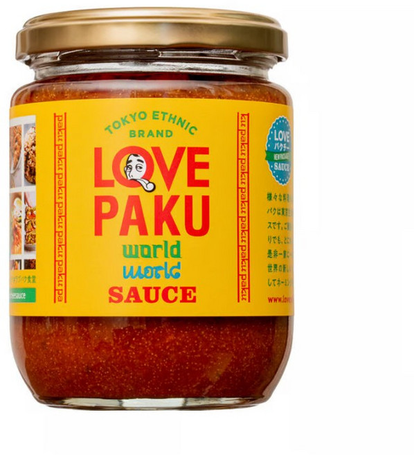 일본 고수맛소스 만능 소스 러브파쿠러브파쿠(lovepaku) 밥 샐러드 면요리 필수템 태국풍소스 만능드레싱, 1개, 250g