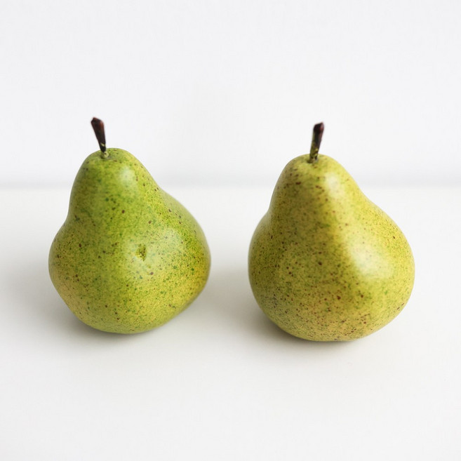 케이트가든 과일 모형 소품 빨간 청사과 서양배 체리 키친 인테리어 촬영, 2P