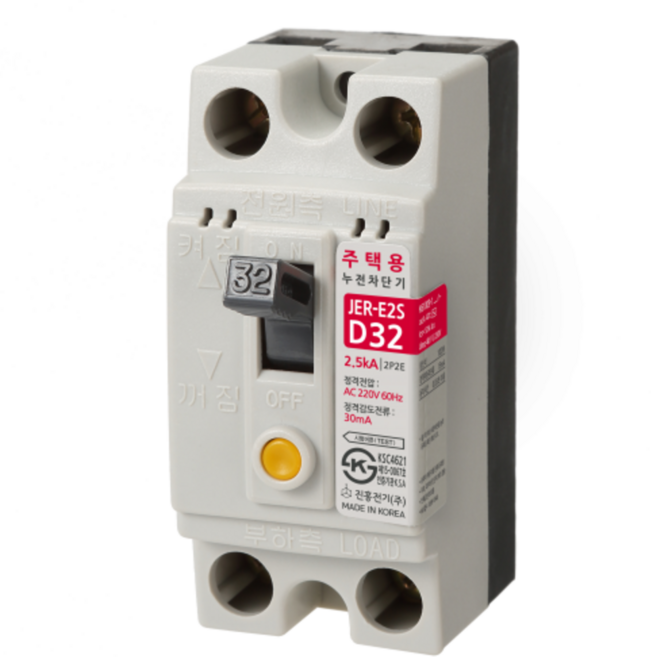 진흥 주택용 가정용 누전 차단기 30A 소형 차단기교체, 01)누전 30A 소형, 1개