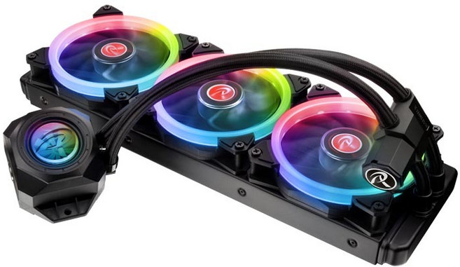 RAIJINTEK ORCUS 360 RBW RGB 一體式CPU水冷散熱器 360mm, 1個, ORCUS 360 RBW(360mm), N/A