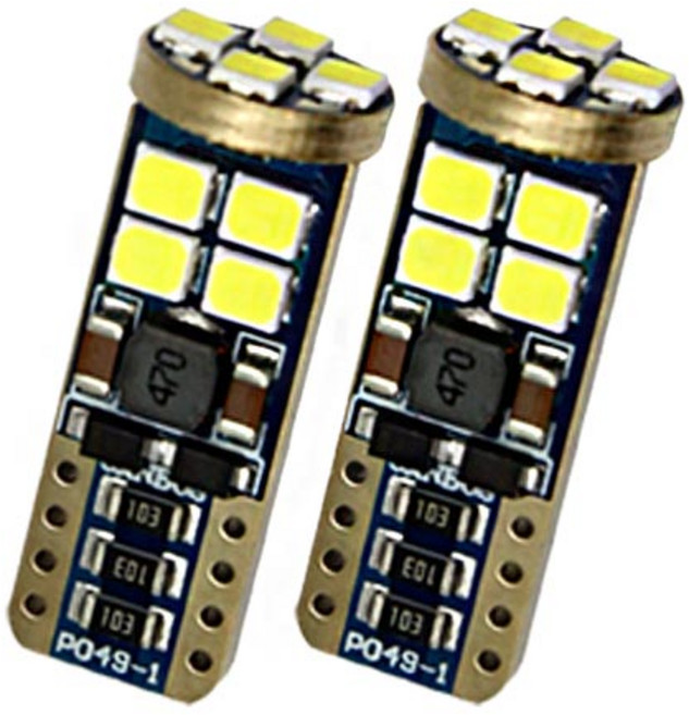 합법 차량용 LED번호판등 12V T10 5W LG / W5W (정기검사가능), 상세페이지 참고, 1세트