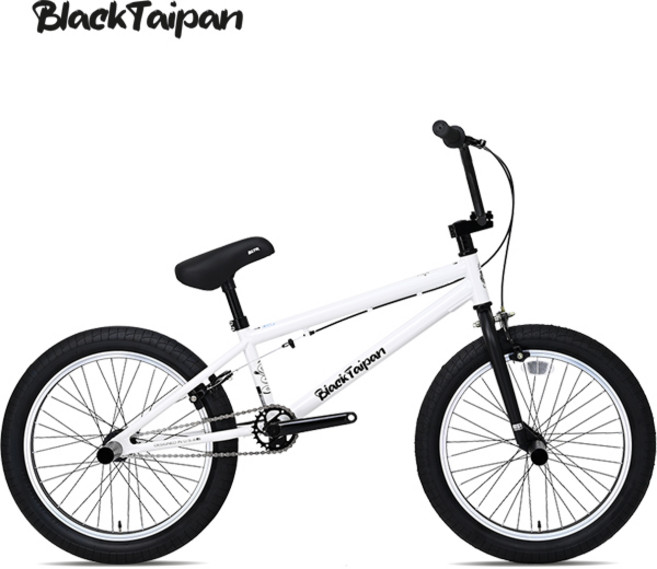 2025 블랙타이판 비엠엑스 BMX 자전거 포티튜드 묘기용 퍼포먼스 미조립, 1개, 140cm, 포티튜드 20인치 화이트+블랙 미조립+소형공구